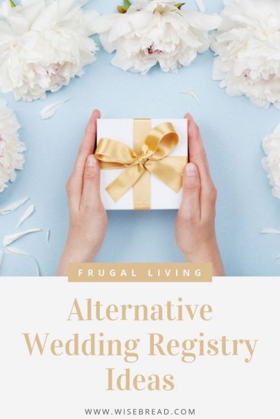 alternative wedding gift registry ideas